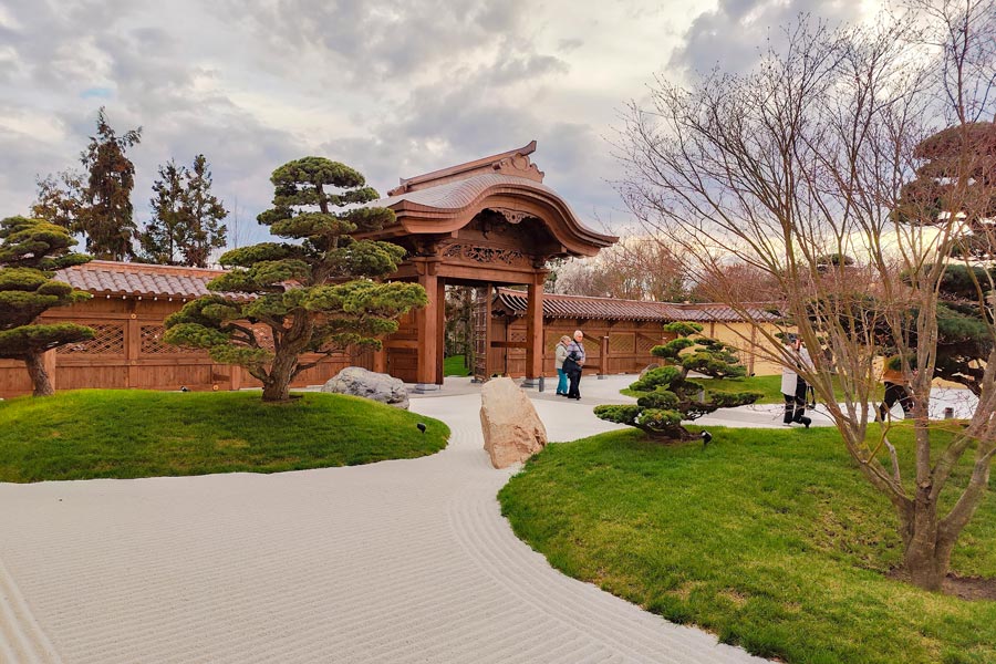 японский сад в парке краснодар