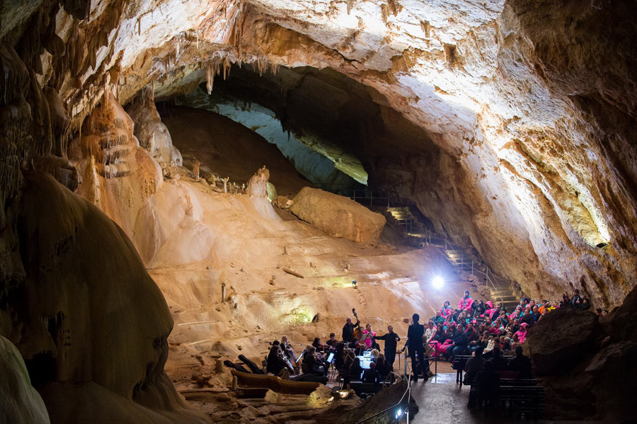 экскурсия по мраморной пещере в крыму