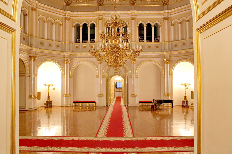 владимирский зал большого кремлёвского дворца