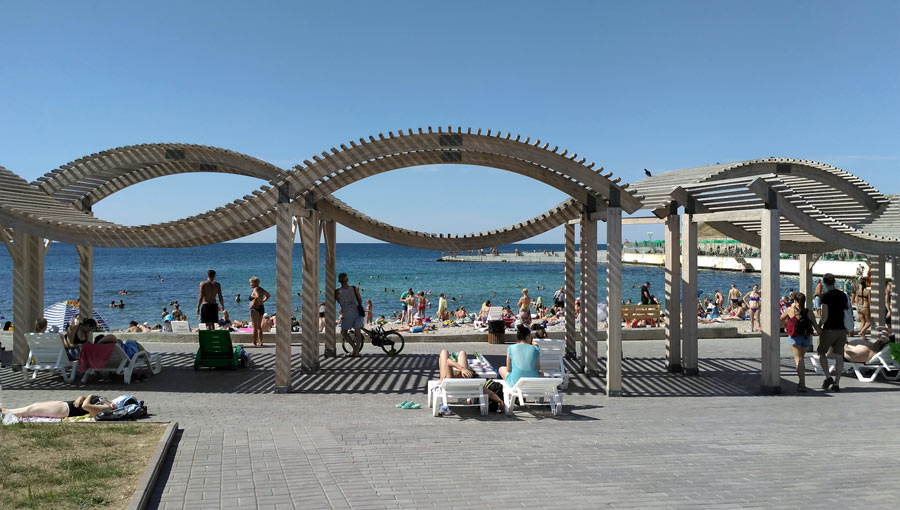 солнечный пляж севастополь фото